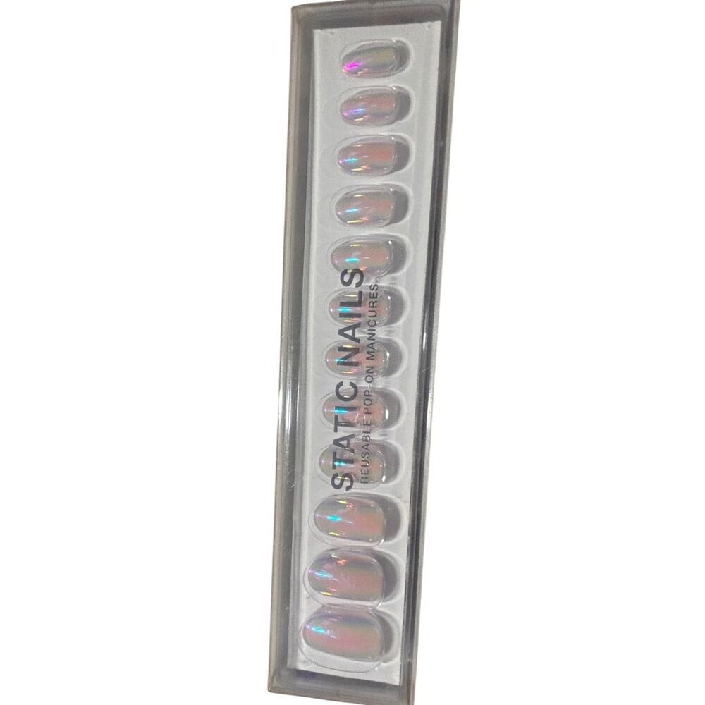 Static Nails Press‑On Nails – Doe– Short Round Reusable Set- 24 ct-NEW - Picture 6 of 6